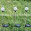 3 Pack Solar Glass Ball Lights Changing Color LED Light Outdoor Garden Light NEW