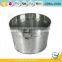 8 inch galvanized garden personalized ice bucket metal champagne bucket