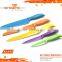 Royalty line colorful style 5pcs Non-stick Coating Knife Set