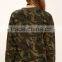 women fleece sweater jungle print ladies tops casual