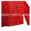 100% polyester lightweight jacket orange winter jacket men