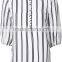 2016 high quality fancy stripe shirt elegant design OEM service