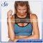 Custom made ladies padded yoga bra tops sexy yoga tops