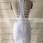 MGOO Top Selling Fast OEM/ODM Made White Bandage Dress Pop Bodycon Party Dress Fashion Shealth Prom Dress for Women