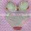 Newest design beautiful ladies elegant lace underwear sexy bra and panty set