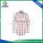 OEM 100%cotton Grid Patterm Mens Long Sleeve Casual Shirts
