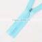 Colorful 3# invisible nylon zipper with normal tape for skirt