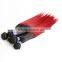 Factory wholesale price 7A grade Ombre Hair 1b/burg Silky Straight Peruvian Human Hair
