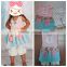 baby girls 4th of July summer style ruffle dress for wholesale