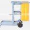 Hotel cleaning cart/Hotel housekeeping maid plastic Service trolley