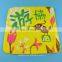 Square Shape compressed towel with Cartoon Character Printing for Promotion and Gift