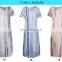 Kate Kasin Womens Loose Comfortable Short Sleeve V-Neck Tie Dye Casual Maxi Dress KK000701-2