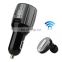 Multi 3 in 1 Headset Car Charger with Aromatherapy Air Purifier