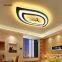 leaf Modern LED Chandelier Lights Lamp 24w-108w dinning room/bedroom Acrylic+Metal Dimmable Pandent Hanging Chandeliers