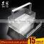 Clear square pmma plexiglass acrylic Cosmetics basket/container/box with handle