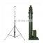 electrical portable 12m mast tower for telecommunication