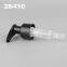 28/410 Factory Direct Wholesale Black Color Plastic Hand Press Type Lotion Pump