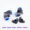 10pcs a lot one touch plastic hose L type air elbow fitting 4mm 6mm 8mm 10mm 12mm quick tube connector PV right angle pipe joint