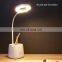 2020 Flexible Learning Touch Desk Lamp With Pen Holder CE ROHS ABS LED Lamp