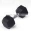 Power training cast iron fitness gym equipment rubber hex dumbbells weights buy online