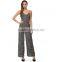 New style animal print design sexy women backless jumpsuit 2014