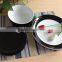 wholesale 12pcs solid color glazed ceramic stoneware dinnerware set