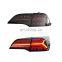 Wholesale 12v auto fishbone style tail lights assembly streamer light tail lamp car led taillight for tesla model 3 Y