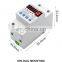 adjustable  over voltage under voltage protector automatic 63A 40A RCBO Lightning Surge Power Leakage protector