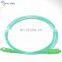 1.6mm 3.5m sm simplex optic fiber patch cord aqua color sc apc G657A2 cordon de raccordement fibre optique