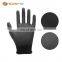 work gloves PU coated gloves polyester/nylon liner with PU coated on palm or finger  White Black Grey touch Garden gloves