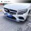 Honghang Car Front Lip Front Chin Lips Glossy Colour Bumper Lip Spoiler For Benz W206 Sport C180 C200 C300 2019 2020