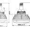 Aluminum housing and heat sink finning LED linear high bay light                        
                                                                                Supplier's Choice