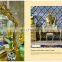 Luxury dresser European style cabinet integrated makeup mirrored dressers vanity table set