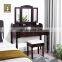 Acrylic dressing table dressing table with mirror and stool