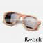 custom wooden frame sunglasses 2015 fashion polarized aviator neon wood sunglasses China manufacturer with FDA