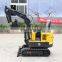 Construction equipment 1ton mini track digging machine mini excavator