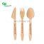 YADA Germany Restaurant Wholesale Disposable Cutlery Set Portable Travel Wooden Cutlery Spoon Fork Vajillas Madera