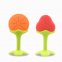 Infant Toddlers Silicone Teether Wholesale Customized Baby Chewable Fruit Shape BPA Free Silicone Baby Teething Toy Teether