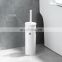 Toilet Brush with Stainless Steel Long Handle, Toilet Bowl Brush for Bathroom