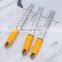 Kitchen Tools Stainless Steel Lemon Zester Cheese Grater With Non-Slip Handle