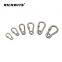 304/316 Stainless steel carabiner hook with eyelet and nut