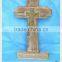 wholesale decorative vintage stand wood crucifix for home&garden decor. HW15A00351