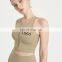 Wholesale Plus Size XS-4XL Gym Fitness Wear Sexy Front Zipper Adjustable Shoulder Straps Clasp Back Sports Bra Top For Women