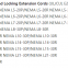 NEMA L6-15、NEMA L6-20P、NEMA L6-30P Locking Power Supply Cord