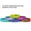 Factory Price Rubber Bracelet Camouflage Printing Motivational Custom Silicone Wristband
