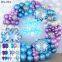 Bulk Snowflake Foil Balloon Sets - Blue/Lavender, for Snow Princess Themed Birthday Parties