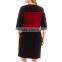 2015 Plus Size Ladies Long-Sleeve 2 Piece Jacket Dress