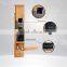 2015 New touch screen biometric keyless digital smart door lock for home