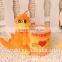 Plush brush pot/plush desk pen container/cute animal pen container
