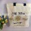 Golden printing 38cm x 44.5cm Cotton Shopping bag